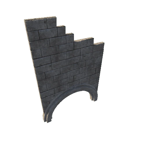 Arched Bridge Piece 1A4 (Large)